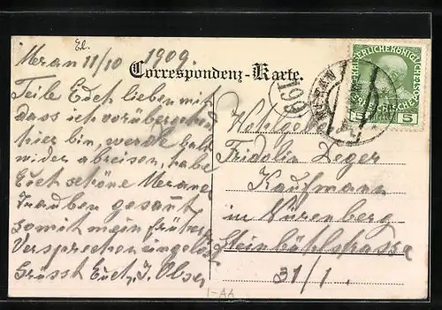 AK Meran, Meraner Volksschauspiele, Empfang Eisensteckers u. Sieberers in der Hofburg