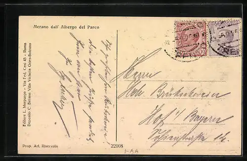 AK Merano, Albergo del Parco