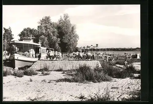 AK Verchen /Demmin, Schiffsgaststätte Brandenburg am Kummerower See