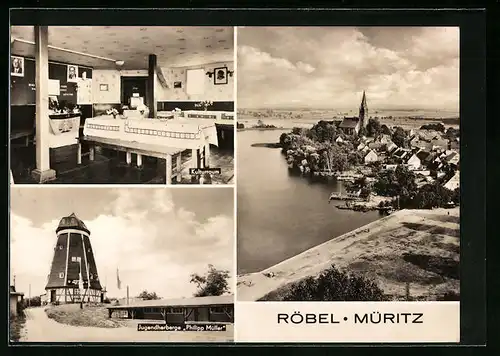 AK Röbel /Müritz, Kulturraum, Jugendherberge Philipp Müller