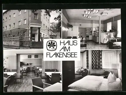 AK Woltersdorf /Fürstenwalde, Haus am Falkensee, Ferien- und Schulungsheim