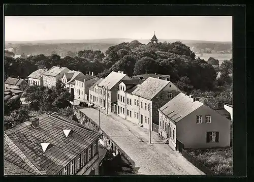 AK Biesenthal, Schlossberg mit Strassenpartie