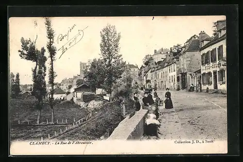 AK Clamecy, La Rue de l`Abreuvoir