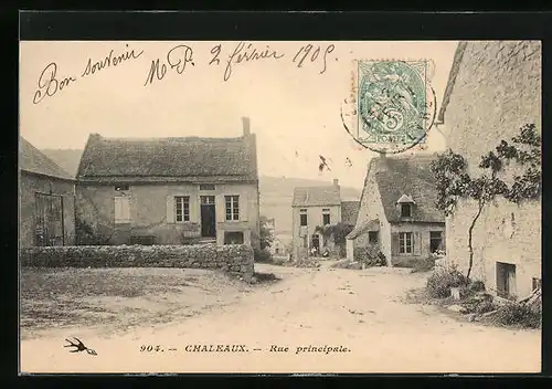 AK Chaleaux, Rue principale