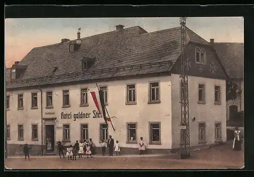 AK Sayda /Erzgeb., Hotel goldener Stern