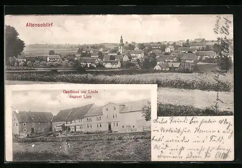 AK Altenschlirf, Gasthaus zur Linde, Totalansicht