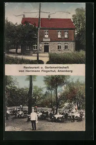 AK Ahlenberg, Restaurant und Gartenwirtschaft von Hermann Fingerhut