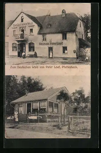 AK Pfaffenheck, Gasthaus zum deutschen Wald von Peter Loef