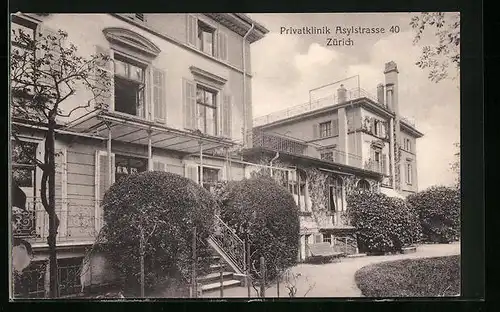 AK Zürich, Privatklinik in der Asylstrasse 40