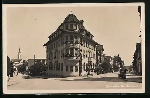 AK Romanshorn, Partie in der Bahnhofstrasse