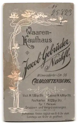 Fotografie Jacob Gebrüder Nachf., Charlottenburg, Wilmersdorfer-Strasse 56, Junge Frau mit gewellter Duttfrisur