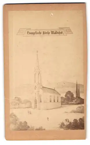 Fotografie A. Varady & Cie., Badenweiler, Ansicht Waldshut, Blick auf die evangelische Kirche