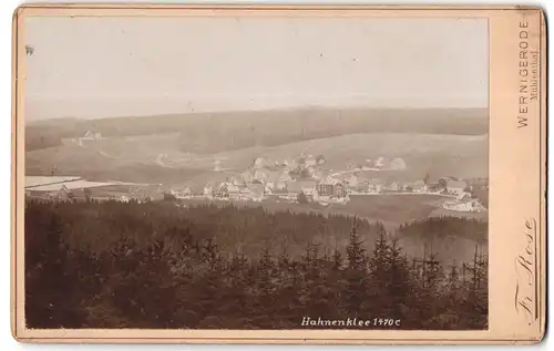 Fotografie Fr. Rose, Wernigerode, Ansicht Hahnenklee Blick auf den Ort