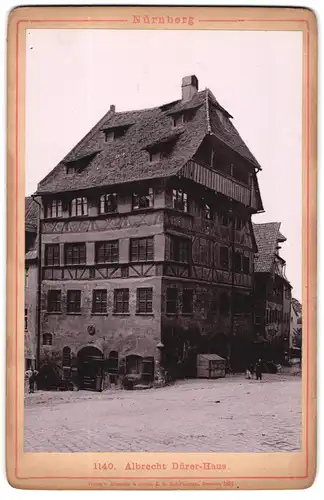 Fotografie Lichtdruck Römmler & Jonas, Dresden, Ansicht Nürnberg, Partie am Albrecht Dürer-Haus