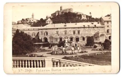 Fotografie Georges Sommer, Naples, Ansicht Genova, Palazzo Doria