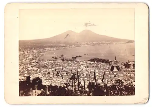 Fotografie Rive, Napoli, Ansicht Napoli, Blick über die Stadt