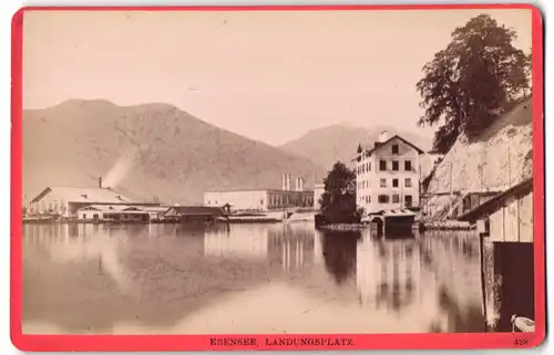 Fotografie Würthle & Spinnhirn, Salzburg, Ansicht Fuschl am See, Eibensee, Ortspartie am Landungsplatz