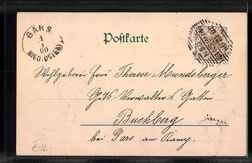 AK Zwerg mit Schwein in Kiepe