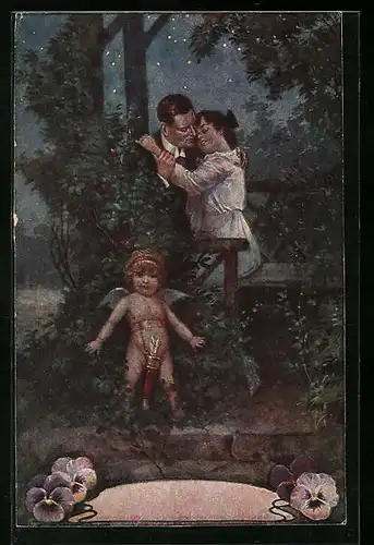 AK Amor versteckt sich vor Paar in der Nacht