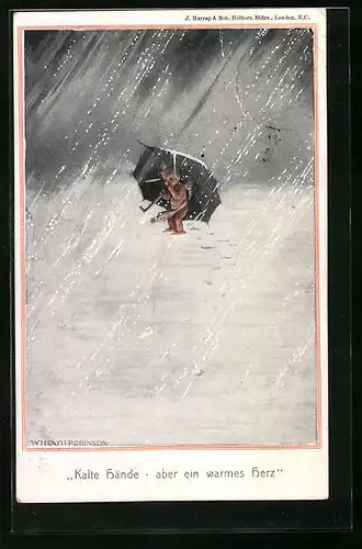 AK Engel im Schneesturm