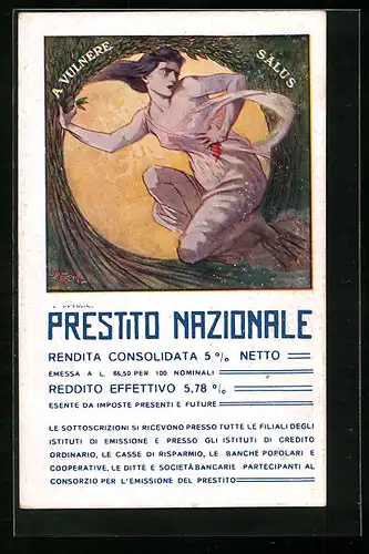 Künstler-AK A Vulnere Salus - Prestito Nazionale