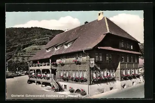 AK Glottertal, Gasthaus zum goldenen Engel