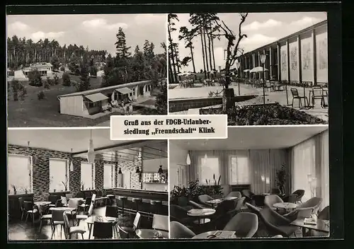 AK Klink, FDGB-Urlaubersiedlung Freundschaft