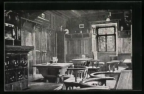 AK Paulinzelle, Gasthaus Menger, Klosterstübchen