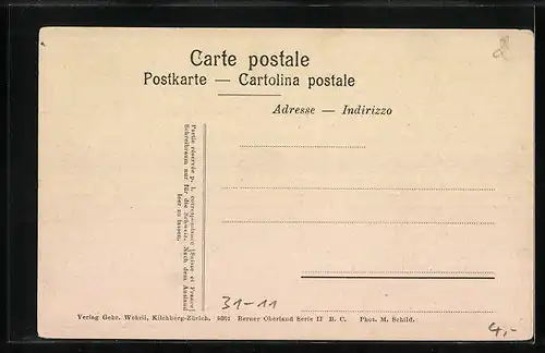 AK Frau spielt Zither in Bauernstube