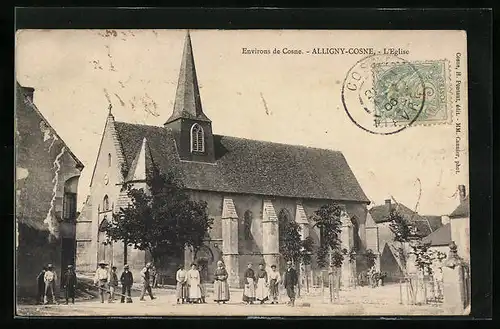 AK Alligny-Cosne, Environs de Cosne, L'Eglise