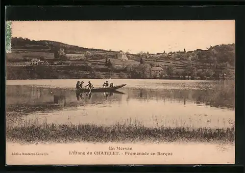 AK Morvan, L`Etang du Chatelet - Promenade en Barque