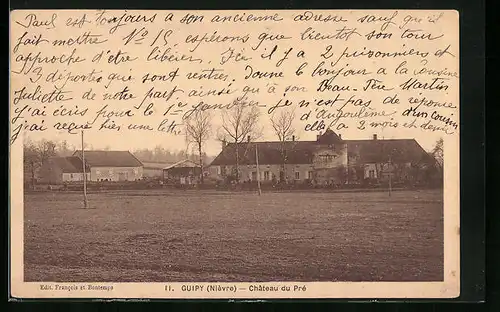 AK Guipy, Chateau du Pré