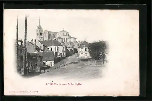 AK Lormes, La montée de l`Eglise