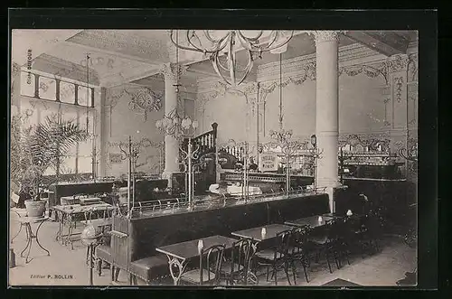 AK Nevers, Café-Glacier E. Chédaille, 4, Place du Lycée, 4