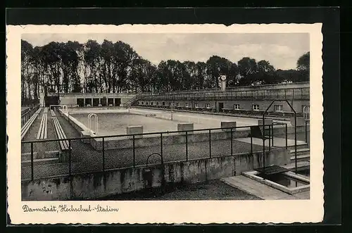 AK Darmstadt, Hochschul-Stadion, Schwimmbecken