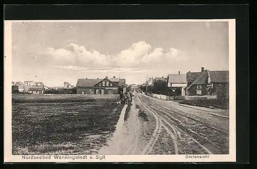 AK Wenningstedt a. Sylt, Dorfansicht