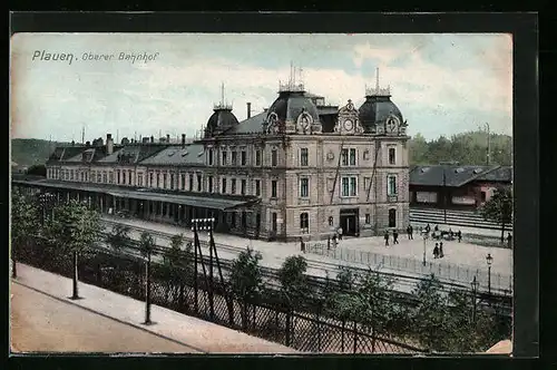 AK Plauen, Oberer Bahnhof
