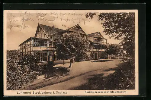 AK Stecklenberg i. Ostharz, Bezirks-Jugendheim Stecklenberg