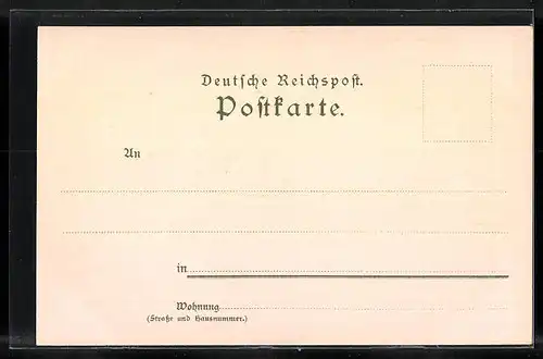 Lithographie Titisee, Panorama