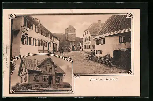 AK Neubulach, Handlung von Jakob Dass, Strassenpartie