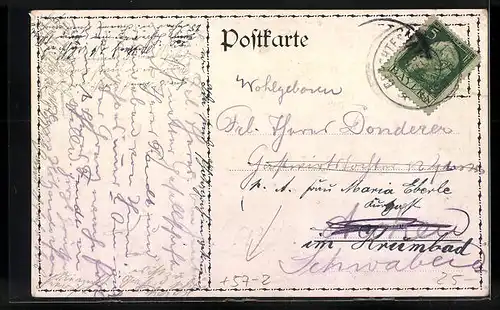 Künstler-AK Berchtesgaden, Margariten- und Nelkentag 1911, Trachtenkinder