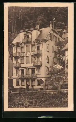 AK Wildbad, Kath. Schwesternhaus, Villa Pauline