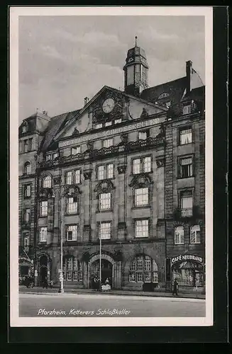 AK Pforzheim, Gasthaus Ketterers Schlosskeller