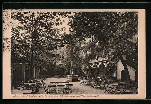 AK Ulm a. D., Brauerei u. Gasthaus zu den drei Kannen