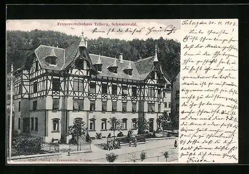 AK Triberg im Schwarzwald, Frauenvereinshaus