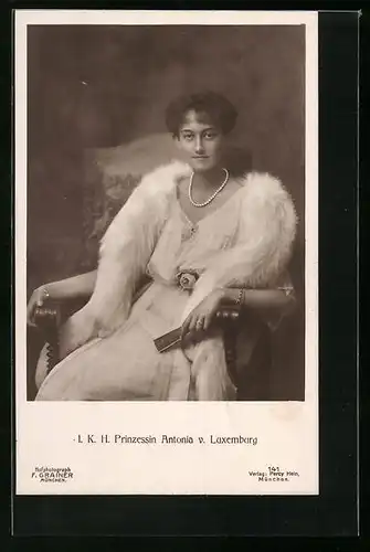 AK Prinzessin Antonia von Luxemburg