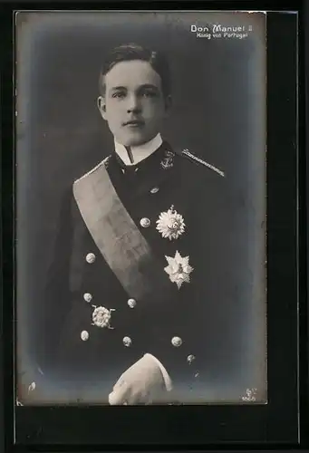 AK Don Manuel II., König von Portugal
