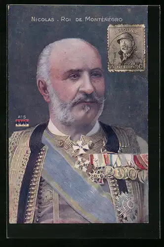 AK König Nicolas von Montenegro in Galauniform