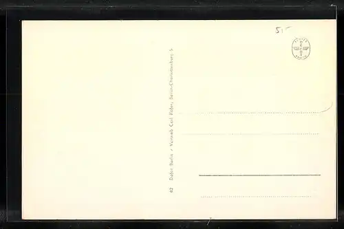 AK Berlin, Deutsche Industrie-Ausstellung, 1952, Tanzende Fontänen mit Pflanzen