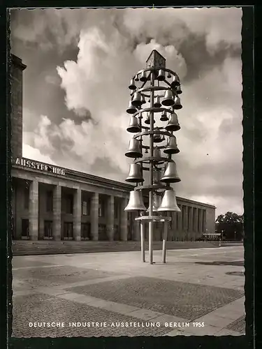 AK Berlin, Deutsche Industrie-Ausstellung, 1955, Bochumer Gussstahl-Glockenspiel